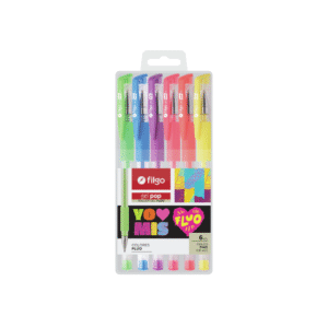 BOLIG ROLLER GEL FILGO POP X6 FLUO