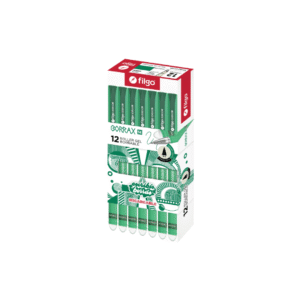 BOLIGRAFO BORRABLE FILGO GEL VERDE X12