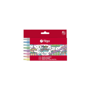 FIBRA FILGO 2220 GLITTER PASTEL X8