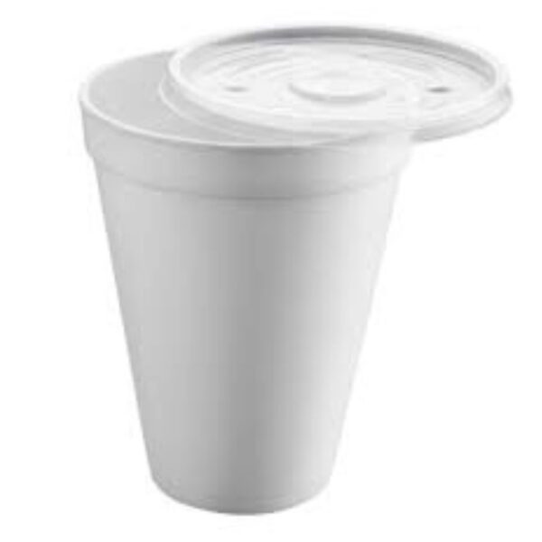 TAPA VASO TERMICO 240 C/RESPIRADERO X1000 ISOPOR