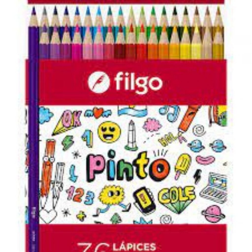 Pinto Num Color LAPIZ COLOR FILGO PINTO X36 PN201-E36-SUR – gabipack.com