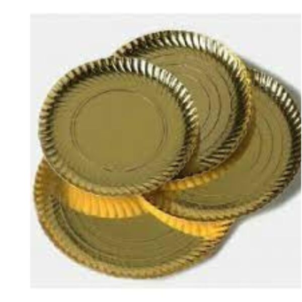 PLATO ORO REDONDO Nº2 (20CM)
