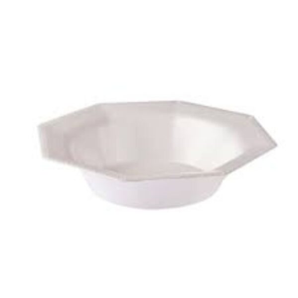 BOWL OCTOGONAL 15CM BLANCO (10)