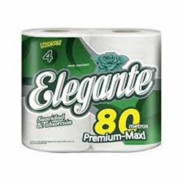 P.HIGIENICO ELEGANTE BCOX4 X80MTS(10)916
