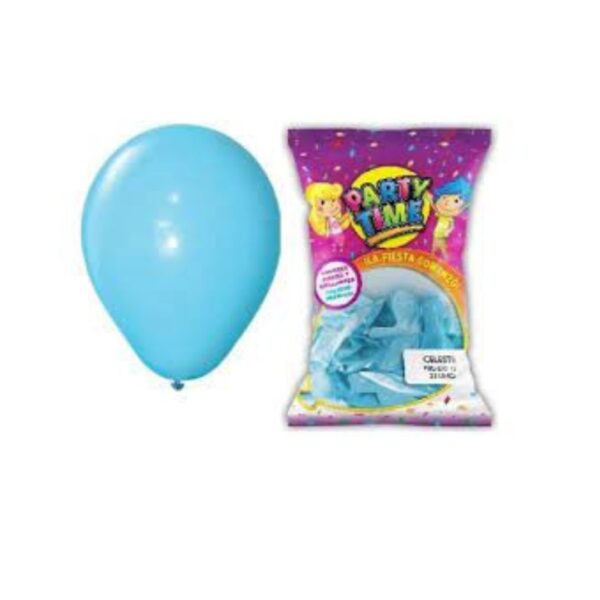 GLOBO 12" PARTY TIME PERL CELESTE X25U