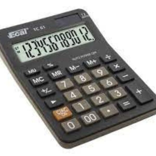 CALCULADORA ECAL TC61 ESCRITORIO MED 12 DIG (10)