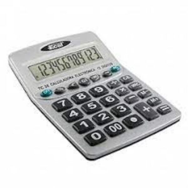 CALCULADORA ECAL TC35 ESCRITORIO GDE 12 DIG (10)