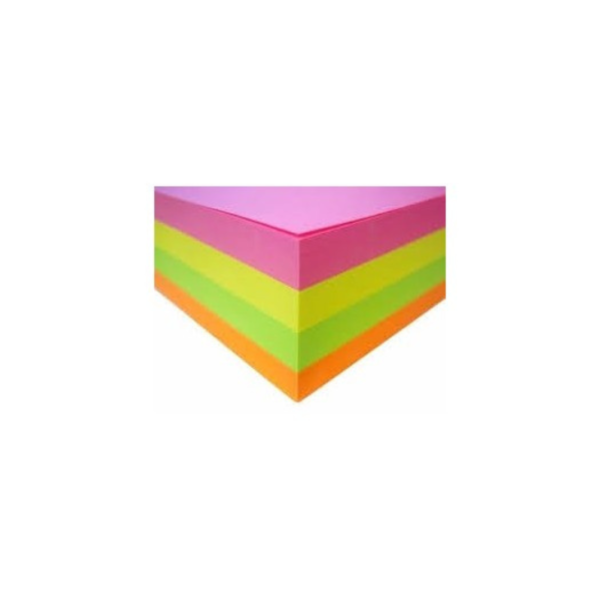 TACO AUTOADHESIVO FLUO 40X50MM X100H X2 UNID (50)