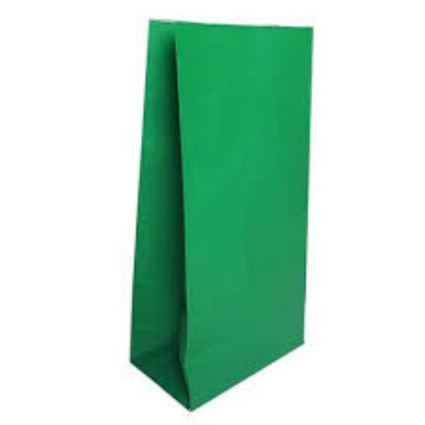 BOLSA COTILLON 12x24x7cm VERDE OSC X50