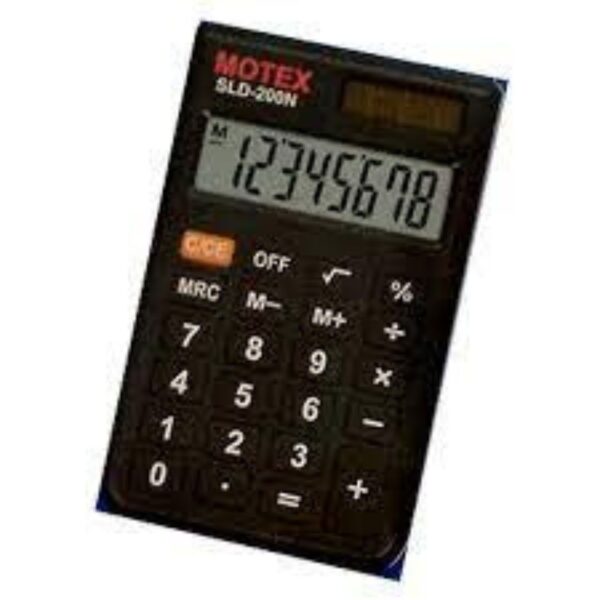CALCULADORA MOTEX PRMIUM BOLSILLO SLD200N