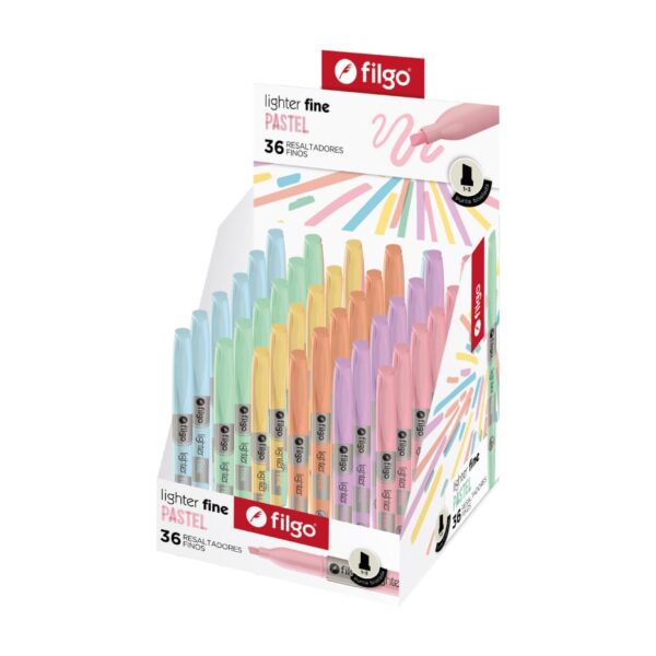 RESALTADOR FILGO FINE PASTEL DISPLAY X36