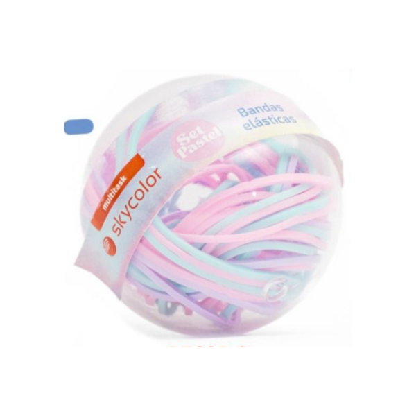 ESFERA SKYCOLOR PASTEL BANDAS ELASTICA  30U