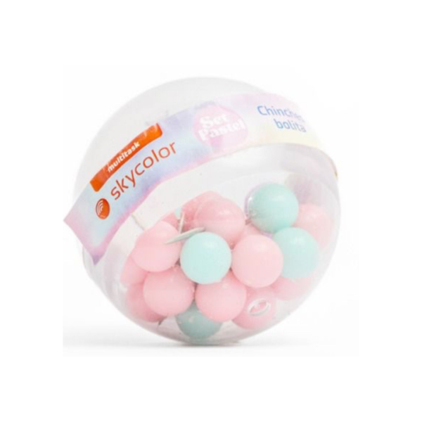 ESFERA SKYCOLOR PASTEL CHINCHES BOLITAS 30U