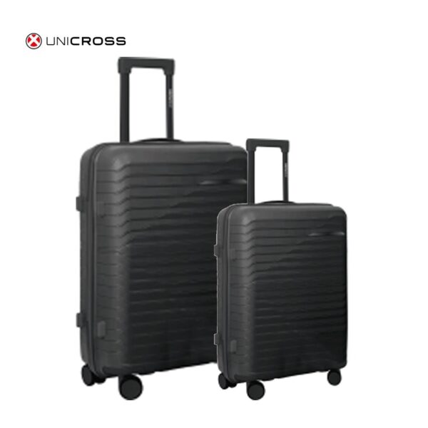 SET VALIJA 20" 24" PP NEGRO UNICROSS -62.2083N