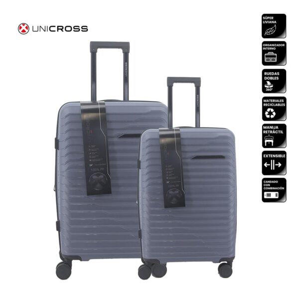 SET VALIJA 20"24" AERO UNICROSS -62.2083O