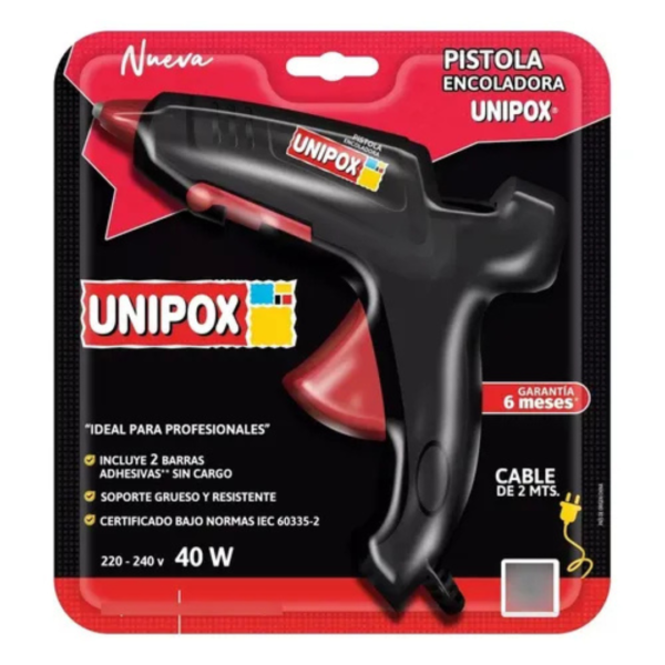 PISTOLA ENCOLADORA GRANDE UNIPOX (40W)