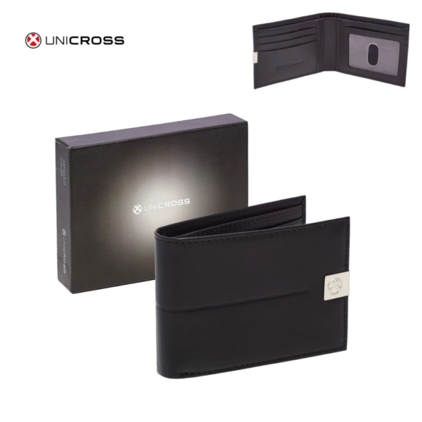 BILLETERA HOMBRE CUERO UNICROSS -62.B1102