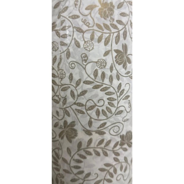 BOBINA SUIPACHA 40CM HOJA BLANCA C/DORADO