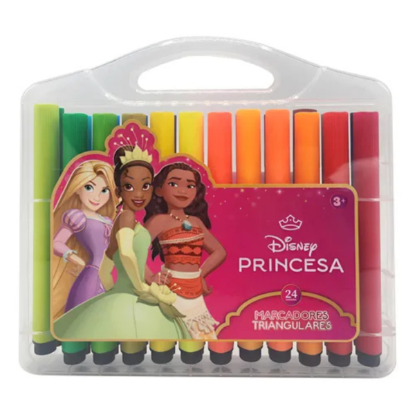 MARCADOR TRIANGULAR EZCO X24U DISNEY PRINCESAS