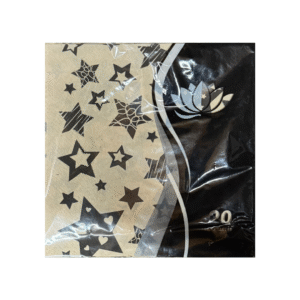 SERVILLETA KRAFT ESTRELLA NEGRA X20