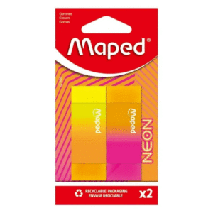 GOMA DE BORRAR MAPED NEON BLISTER X2- 121900