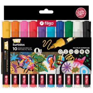 MARCADOR FILGO PINTURA ACRILICA TNT 3.0 SURTX10-TNTM30E10-SUR