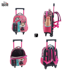 MOCHILA CON CARRO DISNEY MINNIE 12"-70.2100010