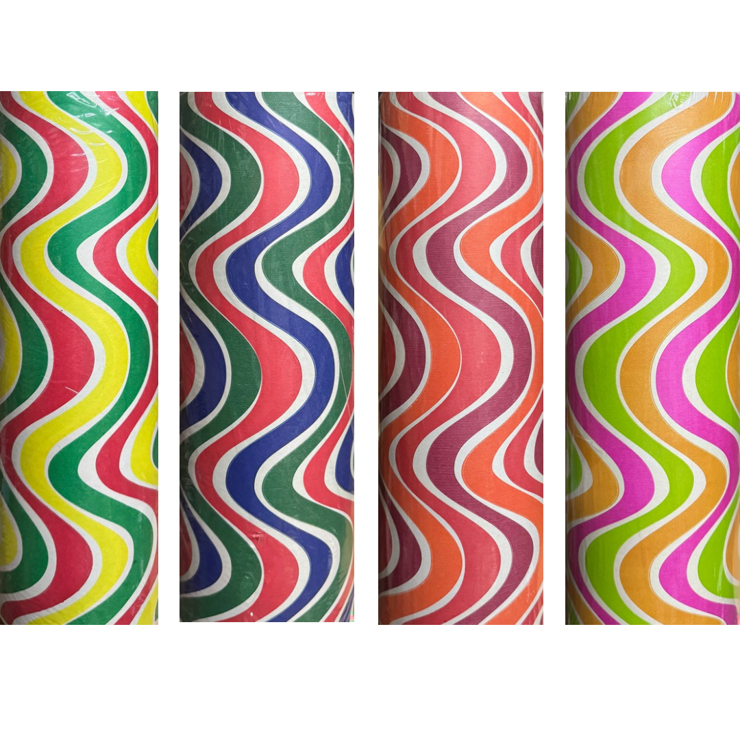 BOBINA SUIPACHA 40CM ONDAS 3COLORES SURT