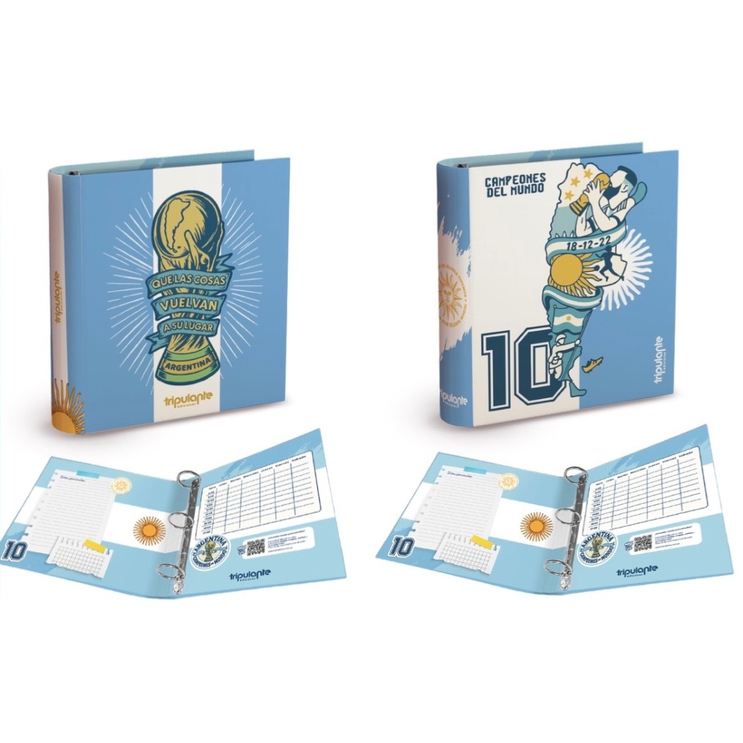 CARPETA Nº3 ARGENTINA CAMPEON TRIPULANTE