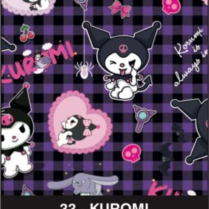 PAPEL FORRAR KUROMI X10U PLASTIFICADO (50X70cm)