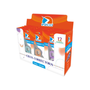 CINTA CORRECTORA EZCO 5MMX6MTS X12U (288)