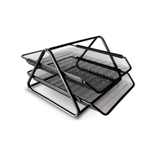 BANDEJA P/ESCRIT.2 PISOS NEGRO VALUES